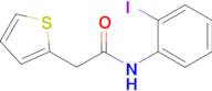 n-(2-Iodophenyl)-2-(thiophen-2-yl)acetamide