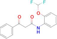 n-(2-(Difluoromethoxy)phenyl)-3-oxo-3-phenylpropanamide