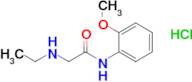 2-(Ethylamino)-N-(2-methoxyphenyl)acetamide hydrochloride