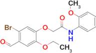 2-(5-Bromo-2-ethoxy-4-formylphenoxy)-N-(2-methoxyphenyl)acetamide