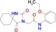 2-(2,4-Dioxo-1,3-diazaspiro[4.5]decan-3-yl)-N-(2-ethoxyphenyl)acetamide