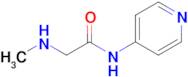 2-(Methylamino)-N-(pyridin-4-yl)acetamide