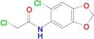 2-Chloro-N-(6-chlorobenzo[d][1,3]dioxol-5-yl)acetamide