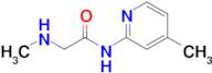 2-(Methylamino)-N-(4-methylpyridin-2-yl)acetamide