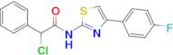 2-Chloro-N-(4-(4-fluorophenyl)thiazol-2-yl)-2-phenylacetamide