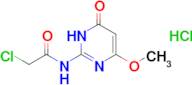 2-chloro-N-(4-methoxy-6-oxo-1,6-dihydropyrimidin-2-yl)acetamide hydrochloride