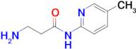 3-Amino-N-(5-methylpyridin-2-yl)propanamide