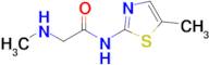 2-(Methylamino)-N-(5-methylthiazol-2-yl)acetamide