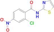 2-Chloro-4-nitro-N-(thiazol-2-yl)benzamide