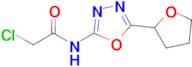2-Chloro-N-(5-(tetrahydrofuran-2-yl)-1,3,4-oxadiazol-2-yl)acetamide