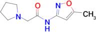 n-(5-Methylisoxazol-3-yl)-2-(pyrrolidin-1-yl)acetamide