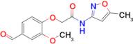 2-(4-Formyl-2-methoxyphenoxy)-N-(5-methylisoxazol-3-yl)acetamide