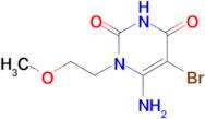 6-Amino-5-bromo-1-(2-methoxyethyl)pyrimidine-2,4(1h,3h)-dione
