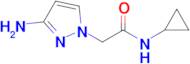 2-(3-Amino-1h-pyrazol-1-yl)-N-cyclopropylacetamide