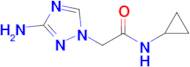 2-(3-Amino-1h-1,2,4-triazol-1-yl)-N-cyclopropylacetamide