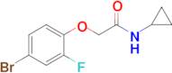 2-(4-Bromo-2-fluorophenoxy)-N-cyclopropylacetamide