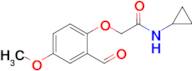 n-Cyclopropyl-2-(2-formyl-4-methoxyphenoxy)acetamide