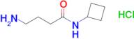 4-Amino-N-cyclobutylbutanamide hydrochloride