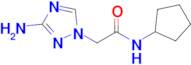 2-(3-Amino-1h-1,2,4-triazol-1-yl)-N-cyclopentylacetamide