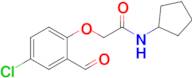 2-(4-Chloro-2-formylphenoxy)-N-cyclopentylacetamide