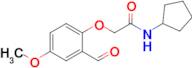 n-Cyclopentyl-2-(2-formyl-4-methoxyphenoxy)acetamide