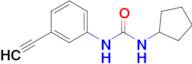 1-Cyclopentyl-3-(3-ethynylphenyl)urea