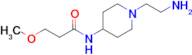 n-(1-(2-Aminoethyl)piperidin-4-yl)-3-methoxypropanamide