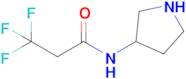 3,3,3-Trifluoro-N-(pyrrolidin-3-yl)propanamide