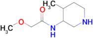 2-Methoxy-N-(4-methylpiperidin-3-yl)acetamide