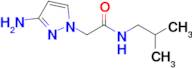 2-(3-Amino-1h-pyrazol-1-yl)-N-isobutylacetamide