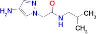 2-(4-Amino-1h-pyrazol-1-yl)-N-isobutylacetamide