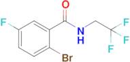 2-Bromo-5-fluoro-N-(2,2,2-trifluoroethyl)benzamide