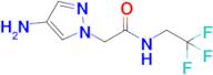 2-(4-Amino-1h-pyrazol-1-yl)-N-(2,2,2-trifluoroethyl)acetamide