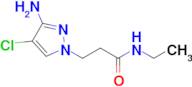 3-(3-Amino-4-chloro-1h-pyrazol-1-yl)-N-ethylpropanamide