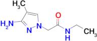 2-(3-Amino-4-methyl-1h-pyrazol-1-yl)-N-ethylacetamide