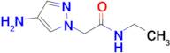 2-(4-Amino-1h-pyrazol-1-yl)-N-ethylacetamide