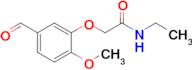 n-Ethyl-2-(5-formyl-2-methoxyphenoxy)acetamide