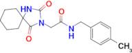 2-(2,4-Dioxo-1,3-diazaspiro[4.5]decan-3-yl)-N-(4-methylbenzyl)acetamide