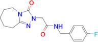 n-(4-Fluorobenzyl)-2-(3-oxo-6,7,8,9-tetrahydro-3h-[1,2,4]triazolo[4,3-a]azepin-2(5h)-yl)acetamide