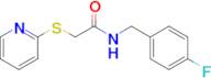 n-(4-Fluorobenzyl)-2-(pyridin-2-ylthio)acetamide