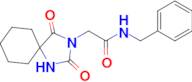 n-Benzyl-2-(2,4-dioxo-1,3-diazaspiro[4.5]decan-3-yl)acetamide