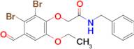 n-Benzyl-2-(2,3-dibromo-6-ethoxy-4-formylphenoxy)acetamide