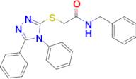 n-Benzyl-2-((4,5-diphenyl-4h-1,2,4-triazol-3-yl)thio)acetamide