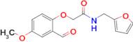 2-(2-Formyl-4-methoxyphenoxy)-N-(furan-2-ylmethyl)acetamide