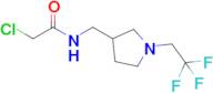 2-Chloro-N-((1-(2,2,2-trifluoroethyl)pyrrolidin-3-yl)methyl)acetamide