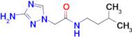 2-(3-Amino-1h-1,2,4-triazol-1-yl)-N-isopentylacetamide