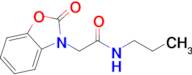 2-(2-Oxobenzo[d]oxazol-3(2h)-yl)-N-propylacetamide