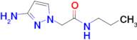 2-(3-Amino-1h-pyrazol-1-yl)-N-propylacetamide