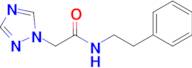 n-Phenethyl-2-(1h-1,2,4-triazol-1-yl)acetamide