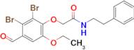 2-(2,3-Dibromo-6-ethoxy-4-formylphenoxy)-N-phenethylacetamide